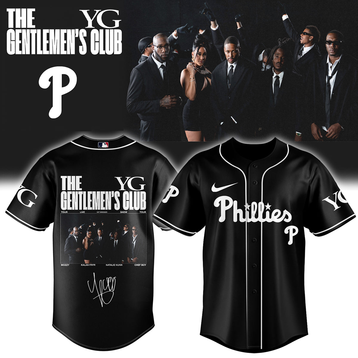 _Baseball US x YG – “The Gentlemen’s Club” . Limited Edition Signature Jersey