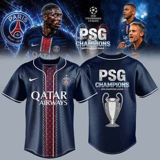 PSG UEFA Champions League 25/26 Champions Jersey – Signature Limited Edition