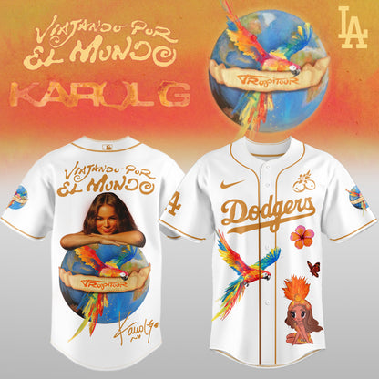 Karol G x Baseball– Nos Vamos de Tour JERSEY(All Team )