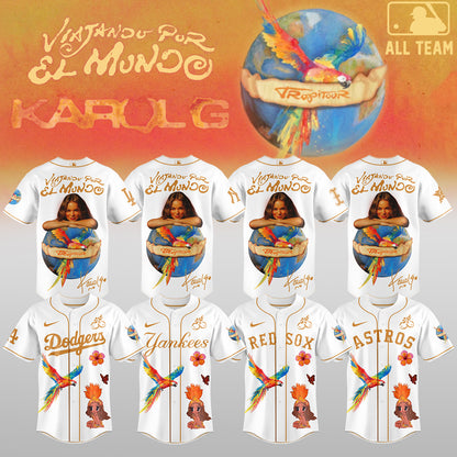 Karol G x Baseball– Nos Vamos de Tour JERSEY(All Team )