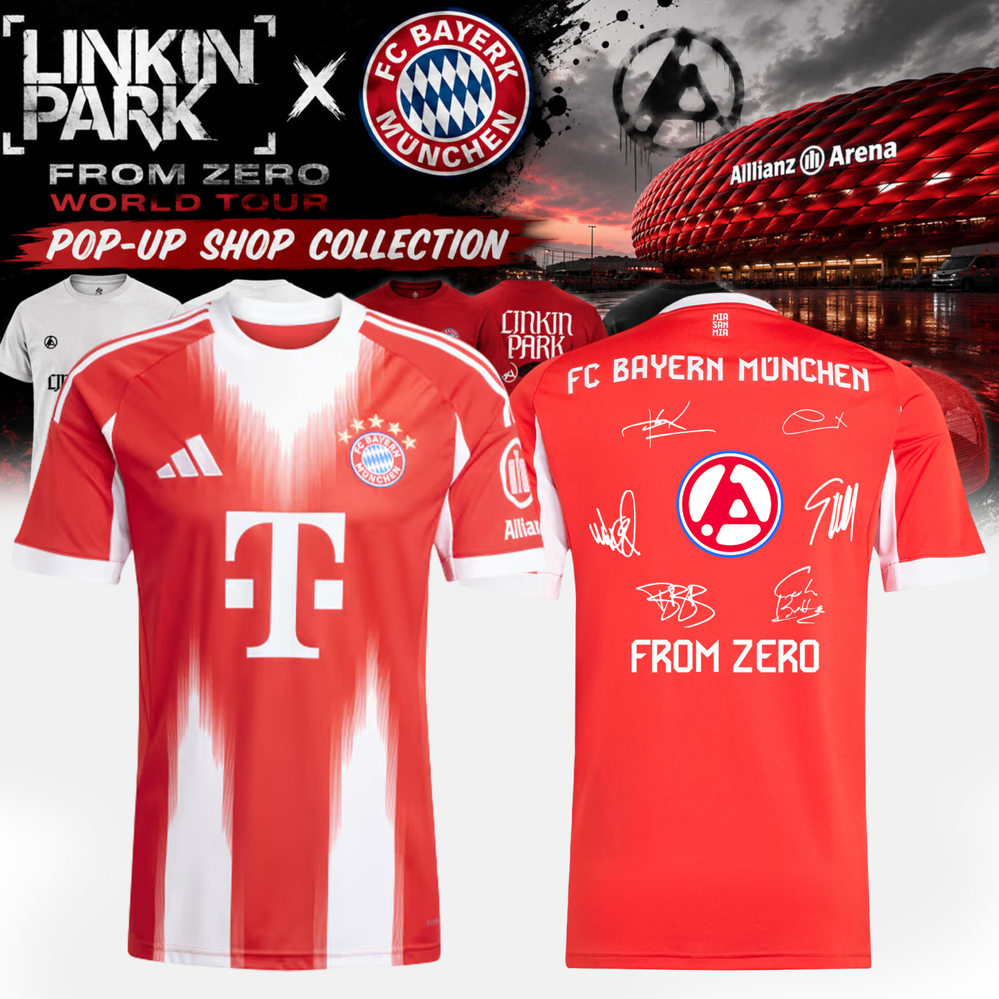 Linkin Park x FC Bayern München Jersey