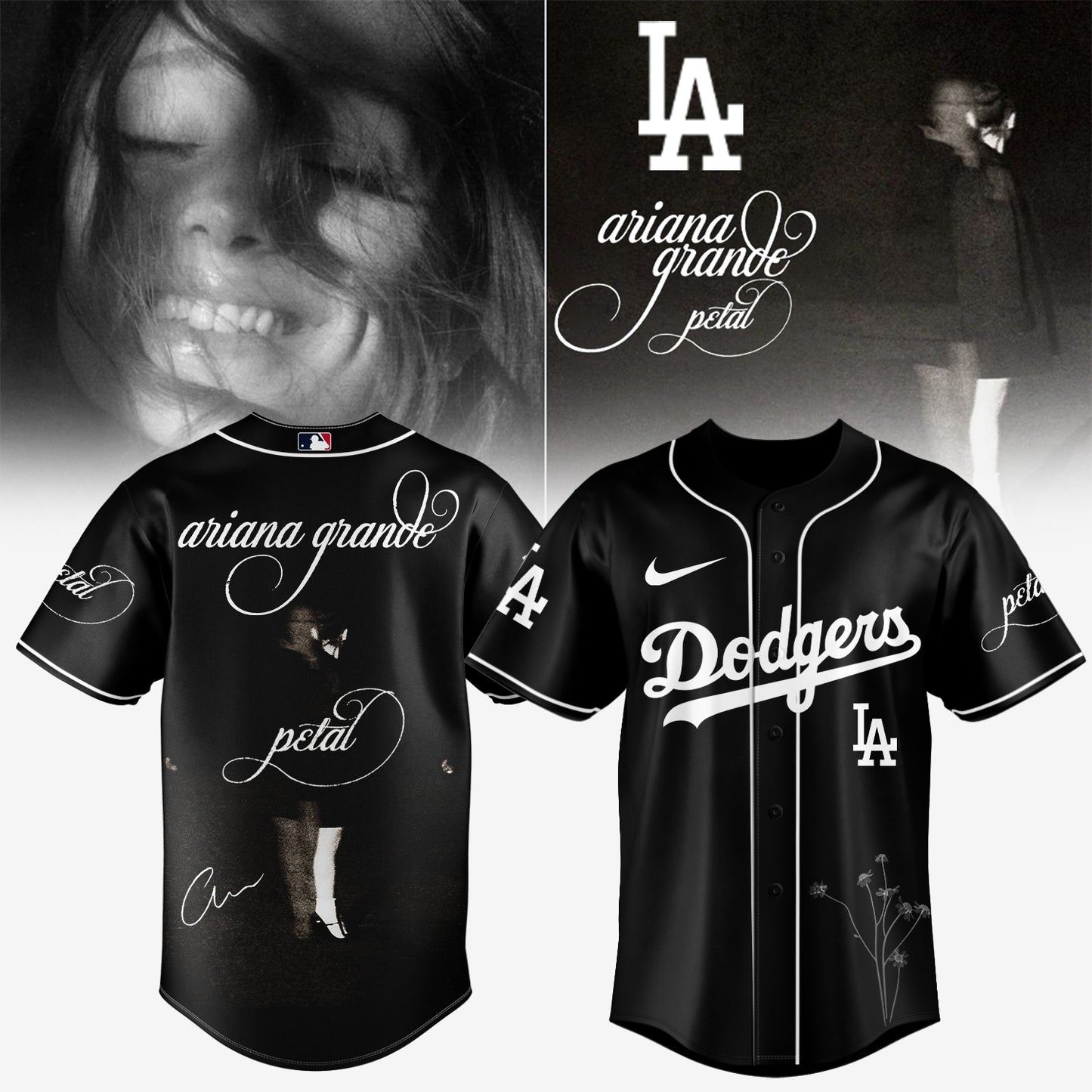 Baseball x Ariana Grande’s Petal Album Jersey