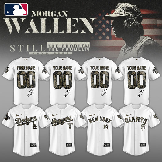 ALL TEAM x Morgan Wallen Still Problem Tour Jersey (Custom Name & Number)