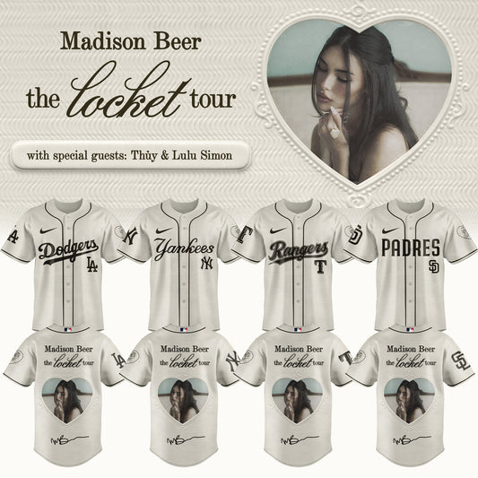 .Baseball US x Madison Beer The Locket Tour Jersey