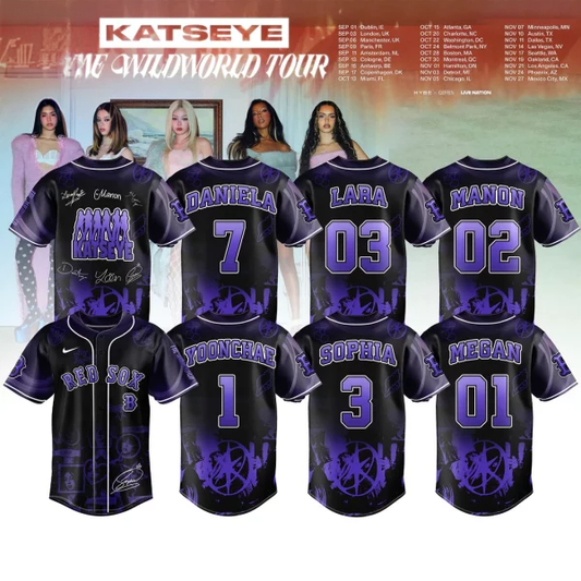 _KATSEYE: THE WILDWORD TOUR Exclusive Baseball Jersey