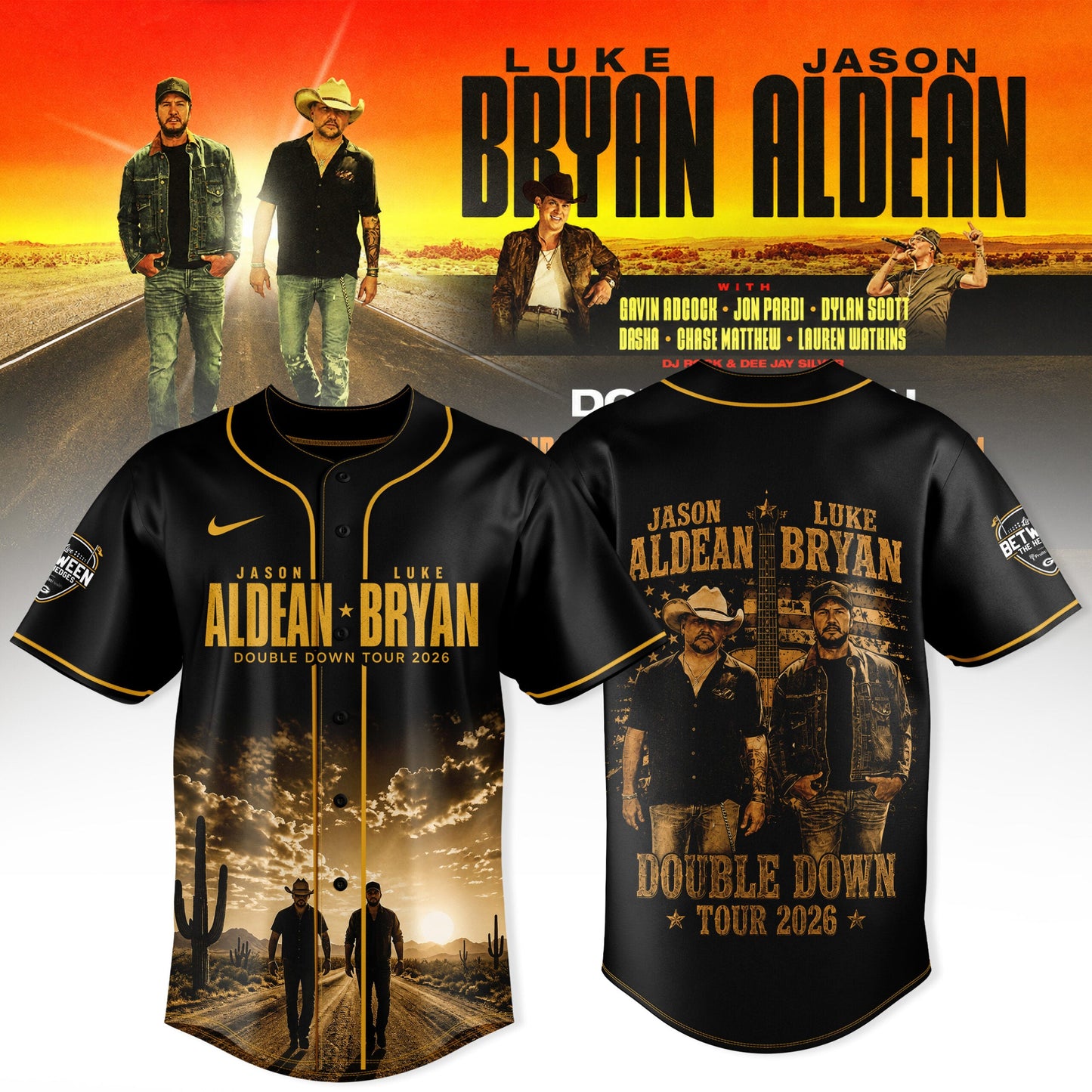 Double Down Tour 2026 – Desert Highway Collection Jersey