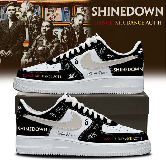,,SHINEDOWN “Dance Kid Dance Act II World Tour” 2026 Signed – Shoes 1-2