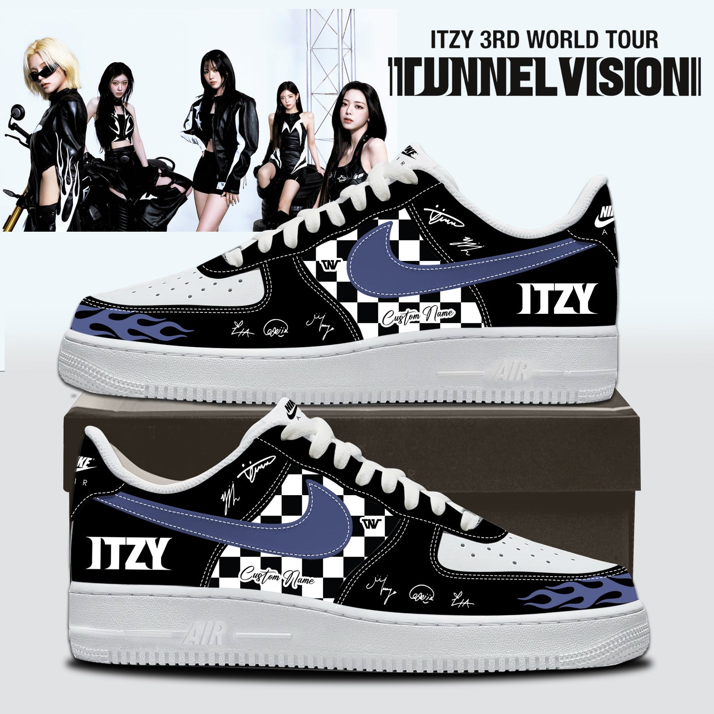 ,,,ITZY “Tunnel Vision” World Tour 2026 Limited Edition Signature – Shoes 1