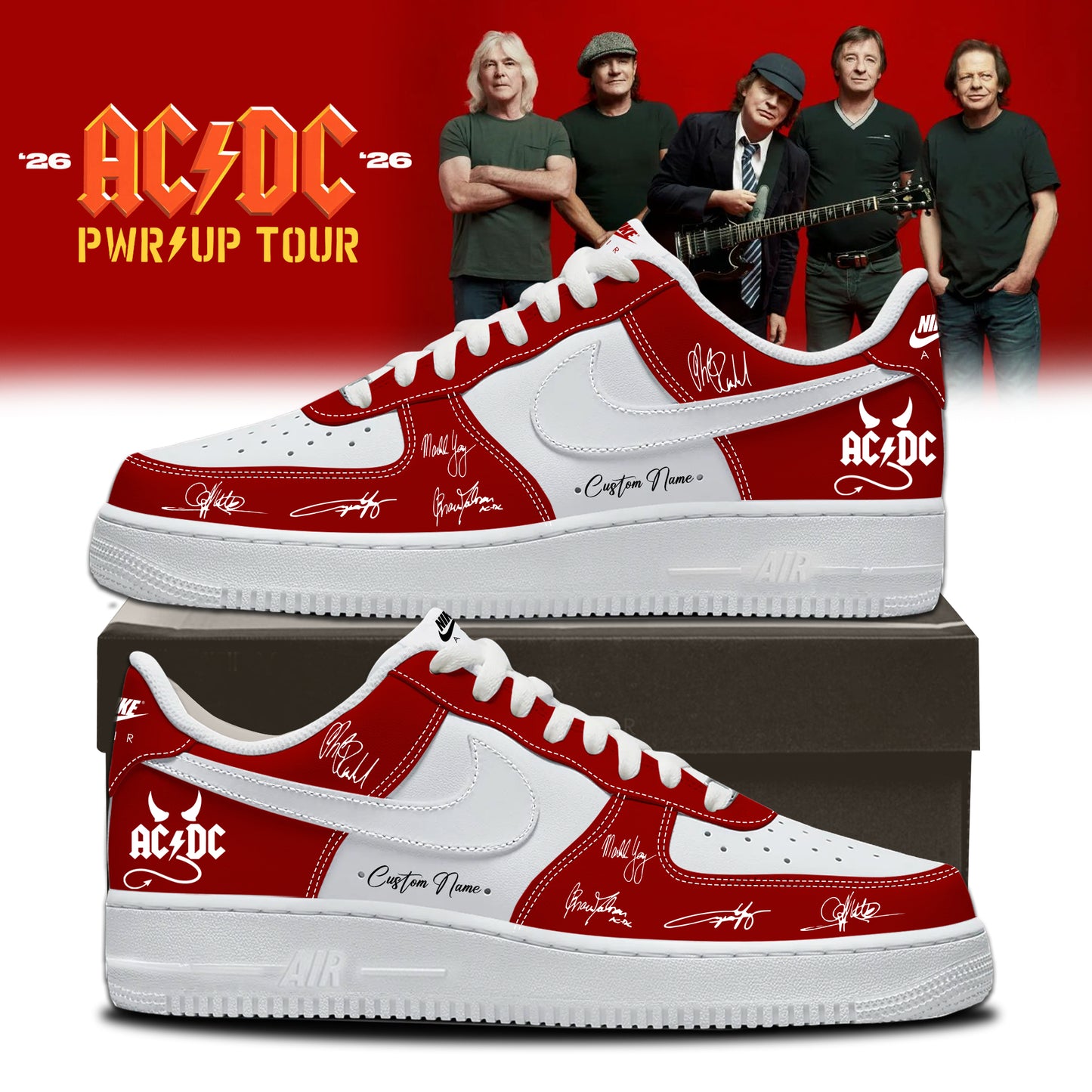 AC/DC ” Power Up Tour ” 2026 – Shoes 5