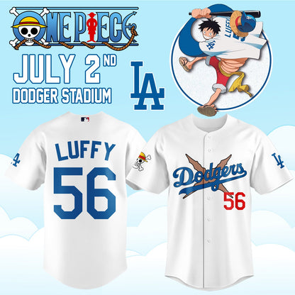 One Piece Night x Los Angeles Dodgers 2026 Edition Jersey