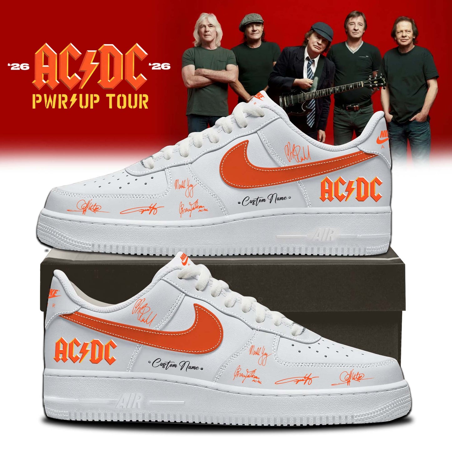 AC/DC ” Power Up Tour ” 2026 – Shoes 2