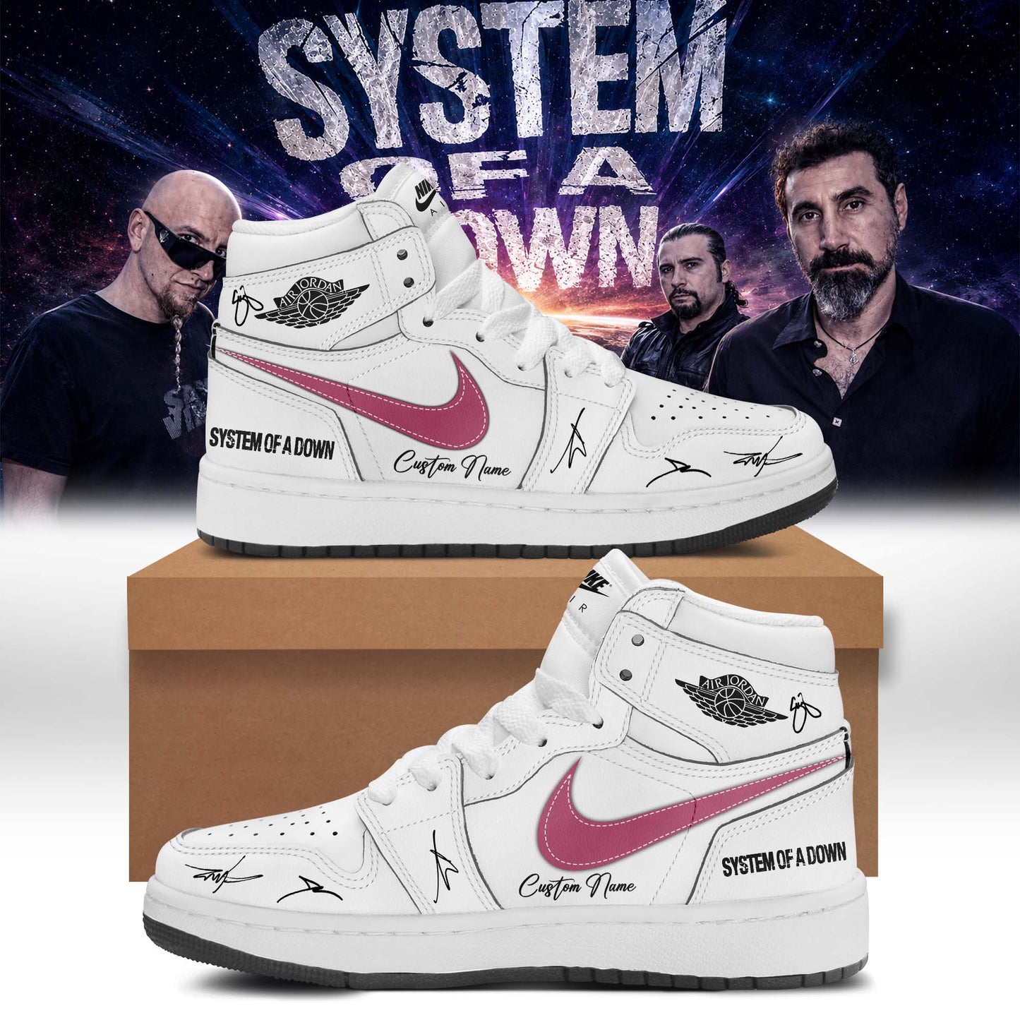 System of a Down “Europe / UK Stadium Tour 2026” Signature Limited Edition – Shoes