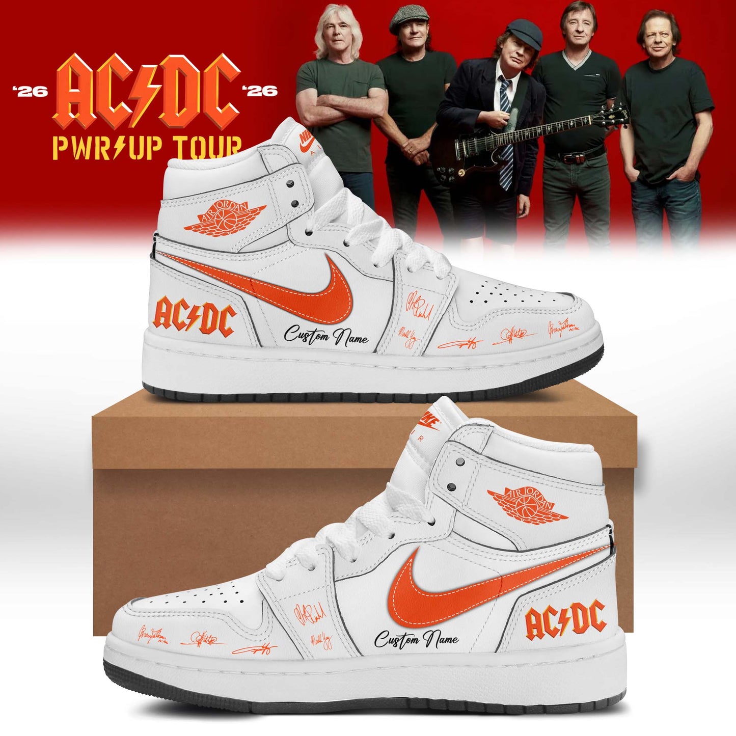 AC/DC ” Power Up Tour ” 2026 – Shoes 2