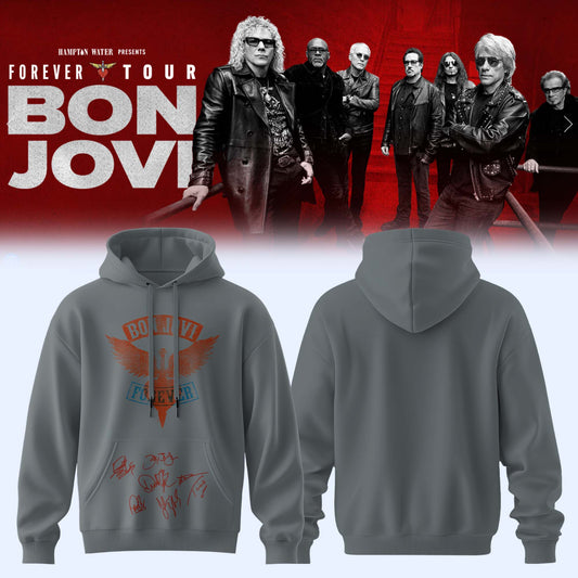 ,BON JOVI “Forever Tour” Signature Collection Limited Edition – Hoodie