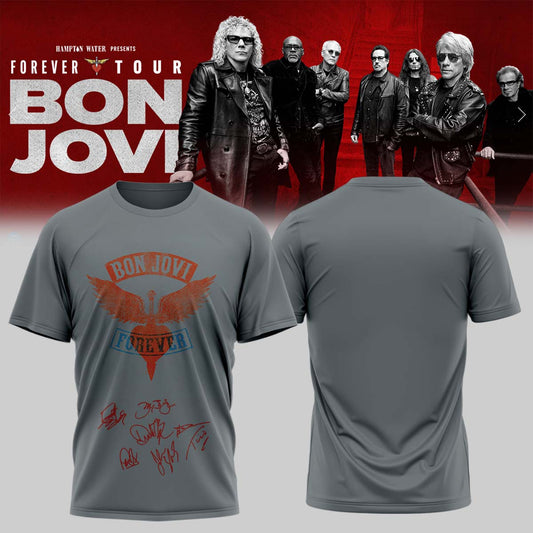 BON JOVI “Forever Tour” Signature Collection Limited Edition – Tshirt