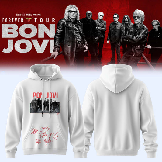 ,BON JOVI “Forever Tour” Signature Collection Limited Edition – Hoodie