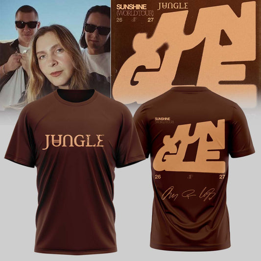 ,,.Jungle – Sunshine World Tour 2026/27 Limited Edition Signature – Tshirt