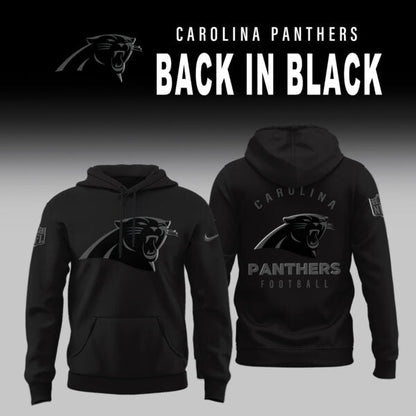 Carolina Panthers 2025 Back In Black Limited Edition Hoodie
