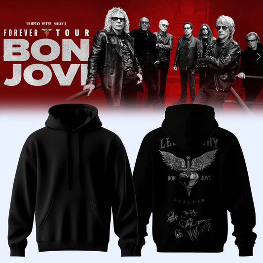 ,BON JOVI “Forever Tour” Signature Collection Limited Edition – Hoodie