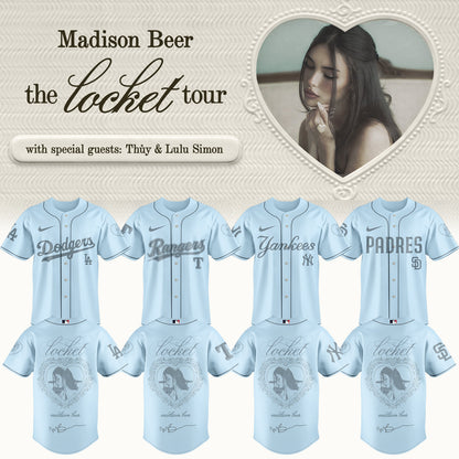 .Baseball US x Madison Beer The Locket Tour Jersey