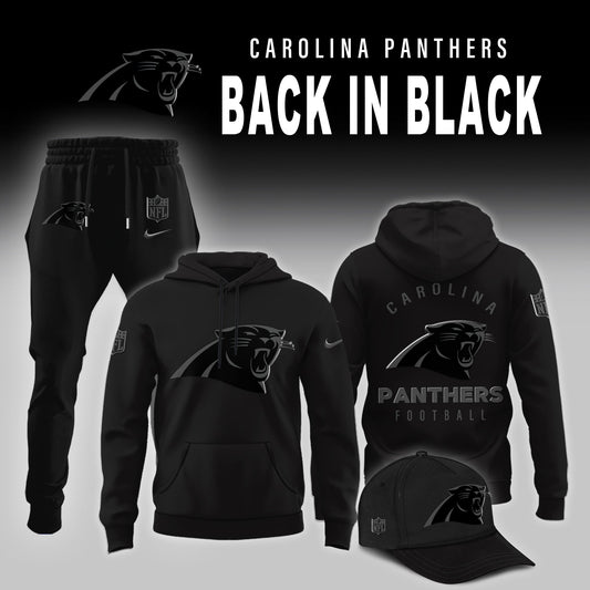 Carolina Panthers 2025 Back In Black Limited Edition Hoodie