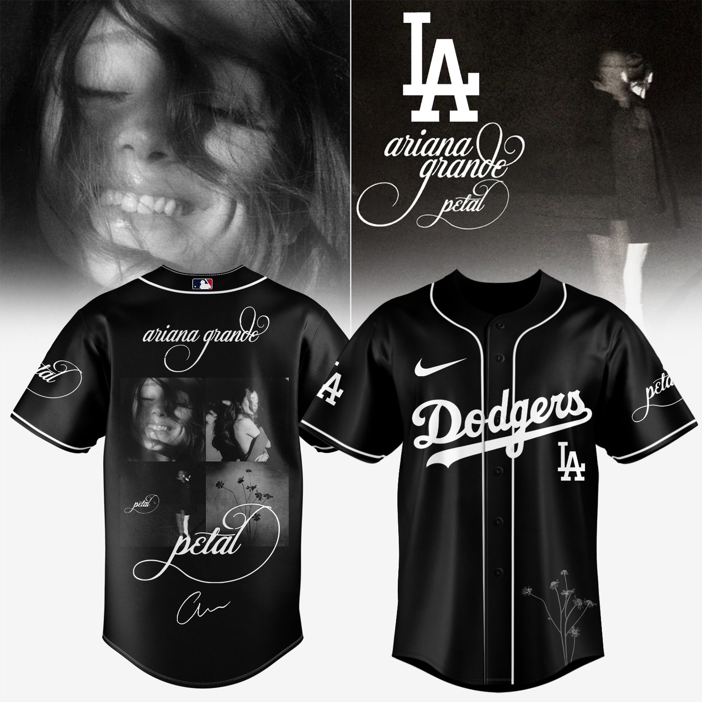 Baseball x Ariana Grande’s Petal Album Jersey