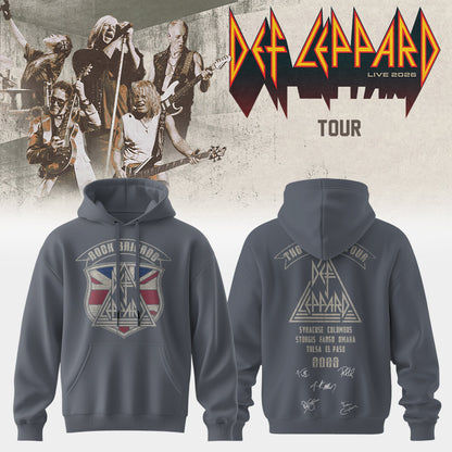 .Def Leppard Live 2026 Limited Edition Signature – Hoodie