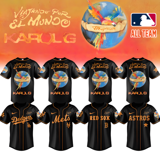 Karol G x Baseball – Nos Vamos de Tour JERSEY(All Team )