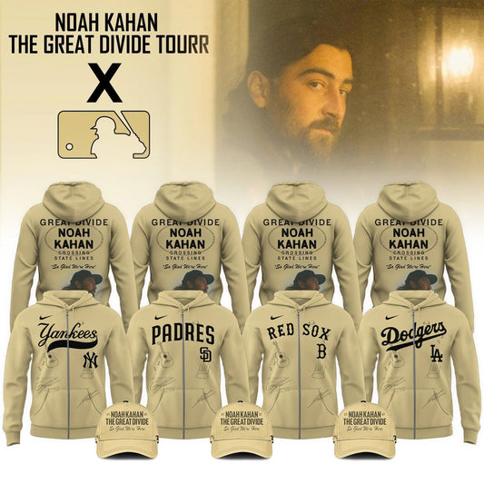 .Baseball x Noah Kahan Tour 2026 Zip Hoodie Limited Edition