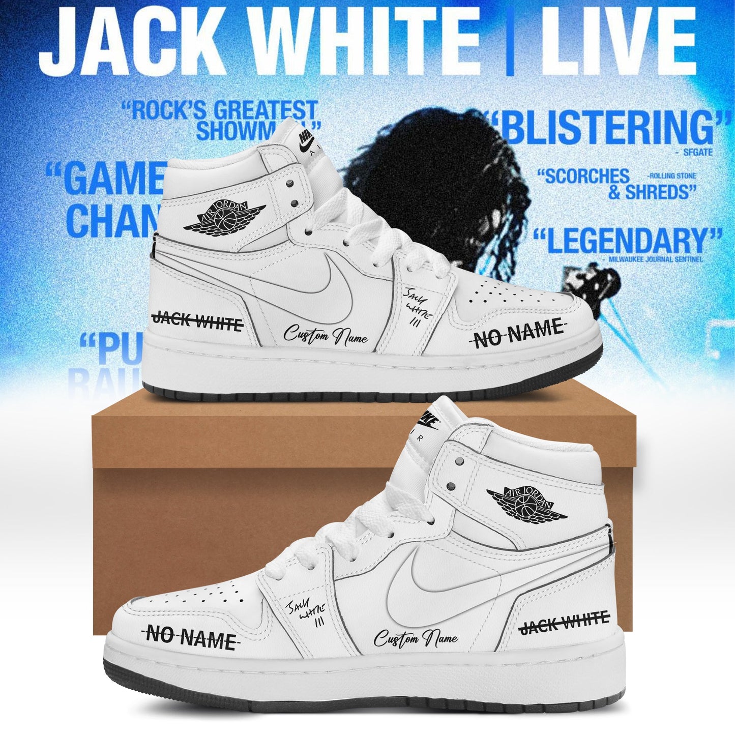 .Jack White Live 2026 Shoes