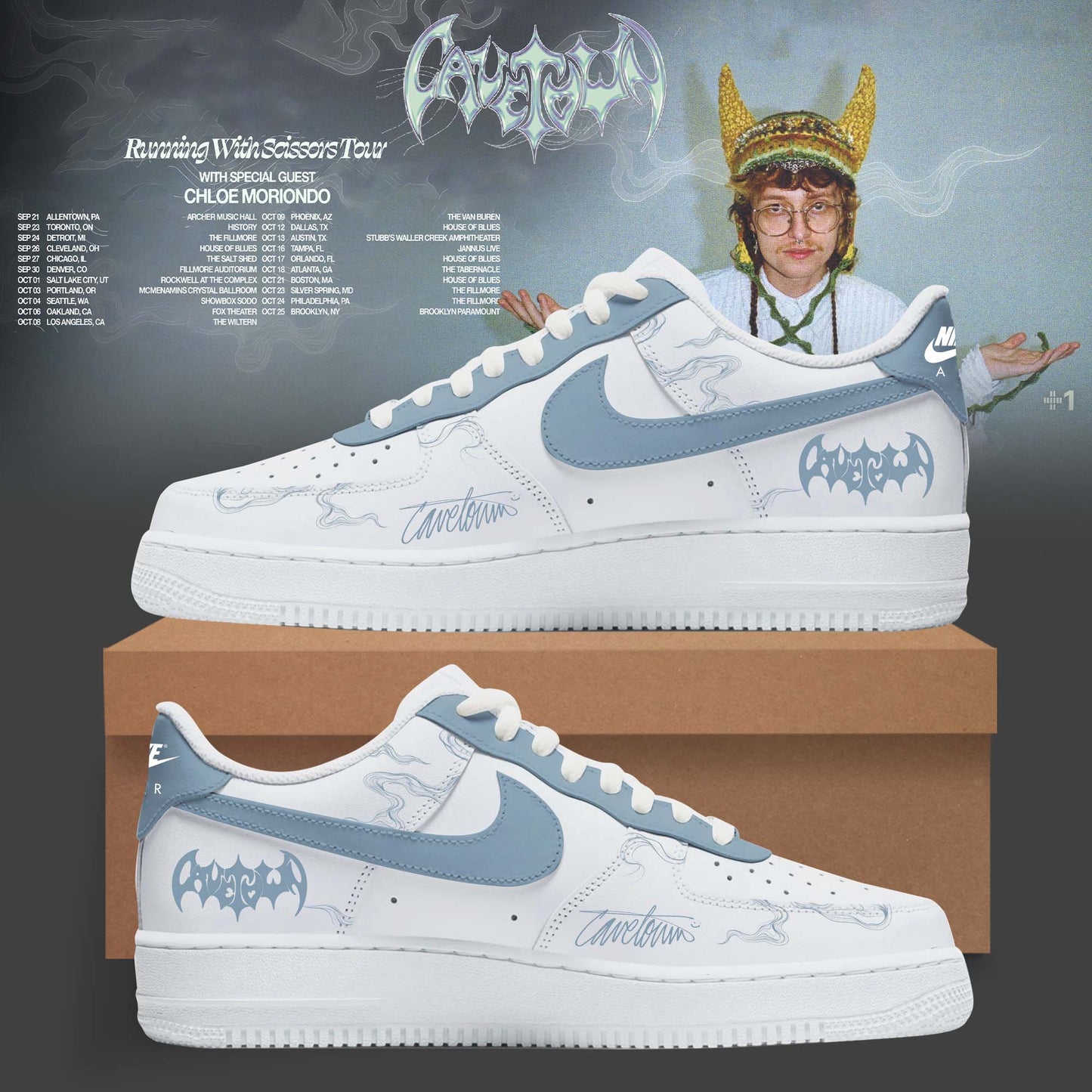 Cavetown – Running With Scissors Tour 2026 Limited AF1 Shoes