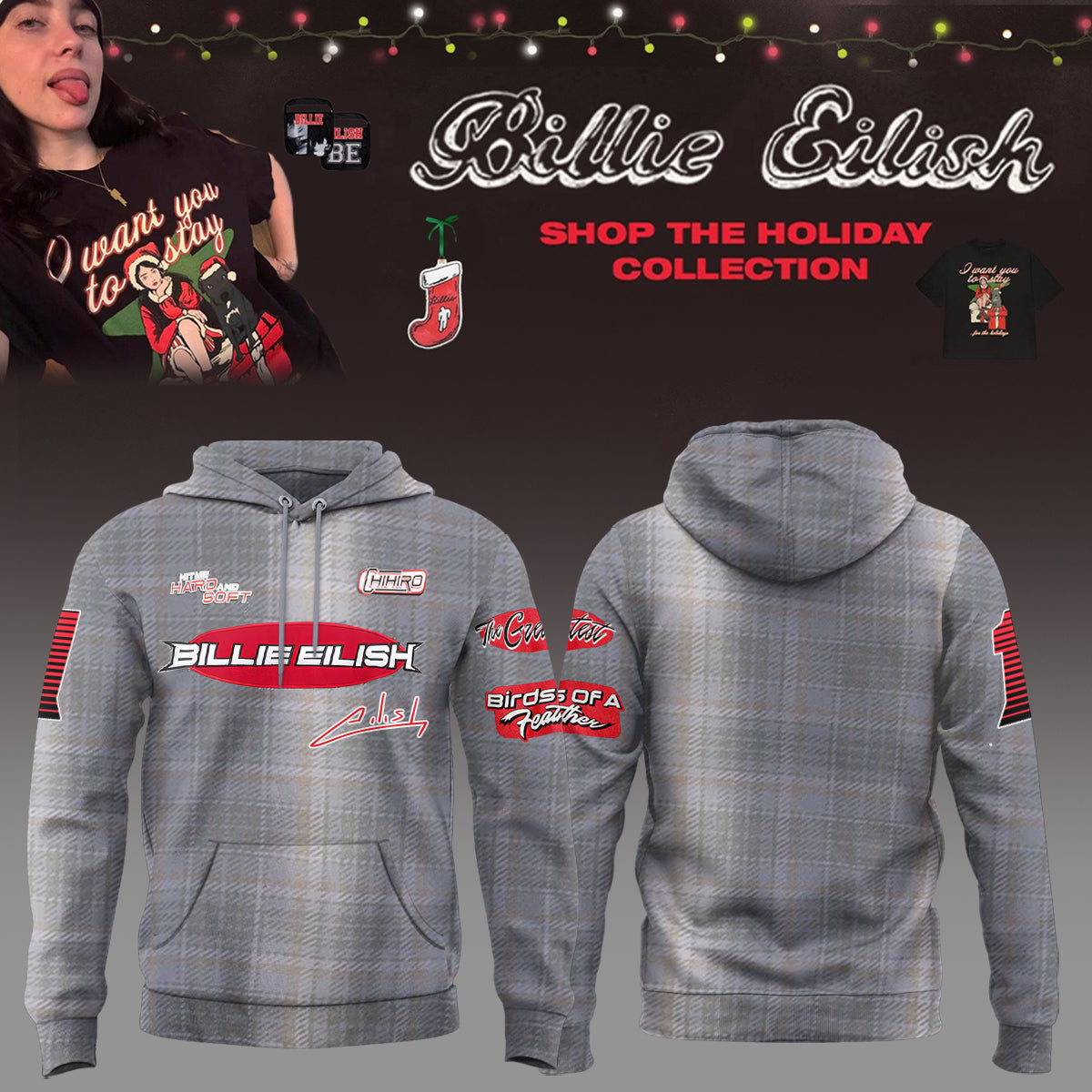 Billie Eilish Hit Me Hard and Soft: The Tour Hoodie