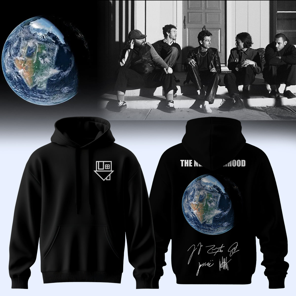 The Neighbourhood’s THE WOURLD TOUR signed Hoodie