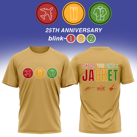 ,,Blink-182 Anniversary Collection -Limited Edition Signature T shirt