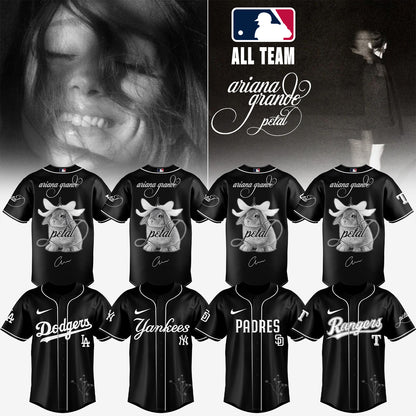 Baseball x Ariana Grande’s Petal Album Jersey