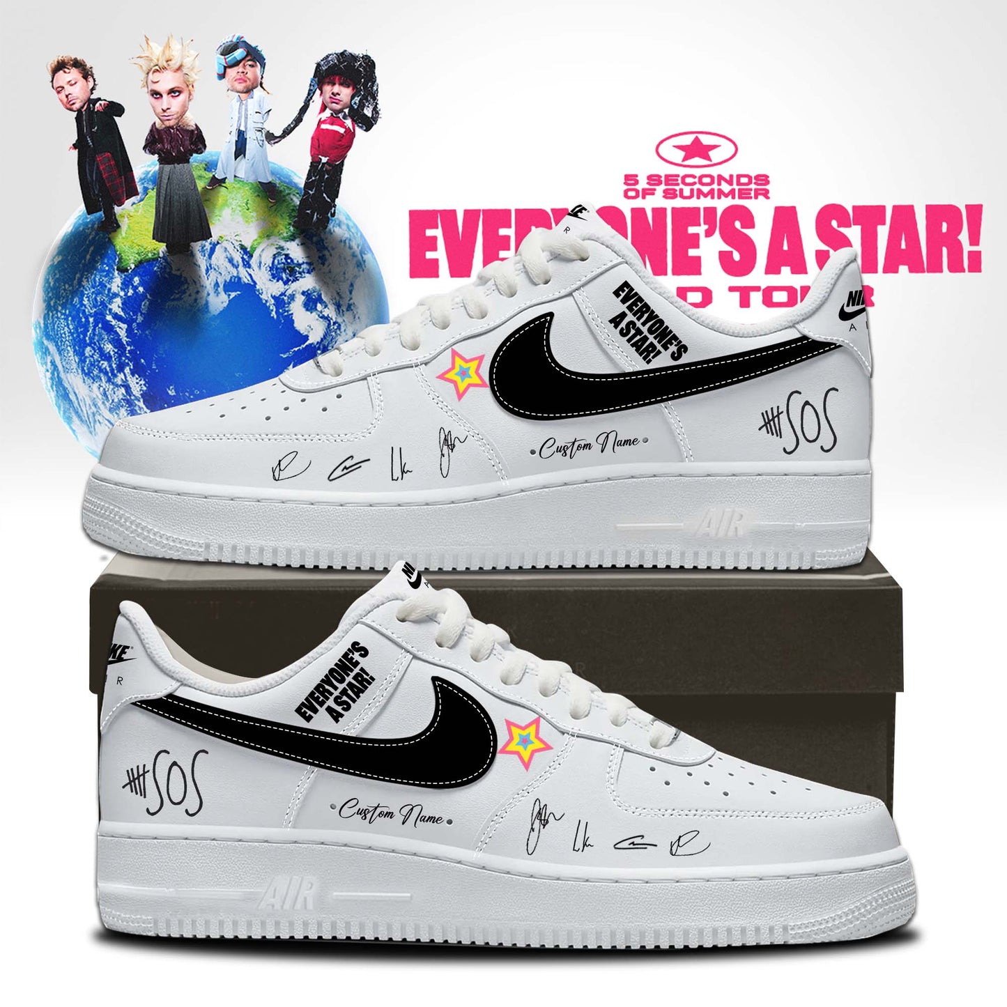 5SOS EVERYONE’S A STAR! World Tour Shoes 4