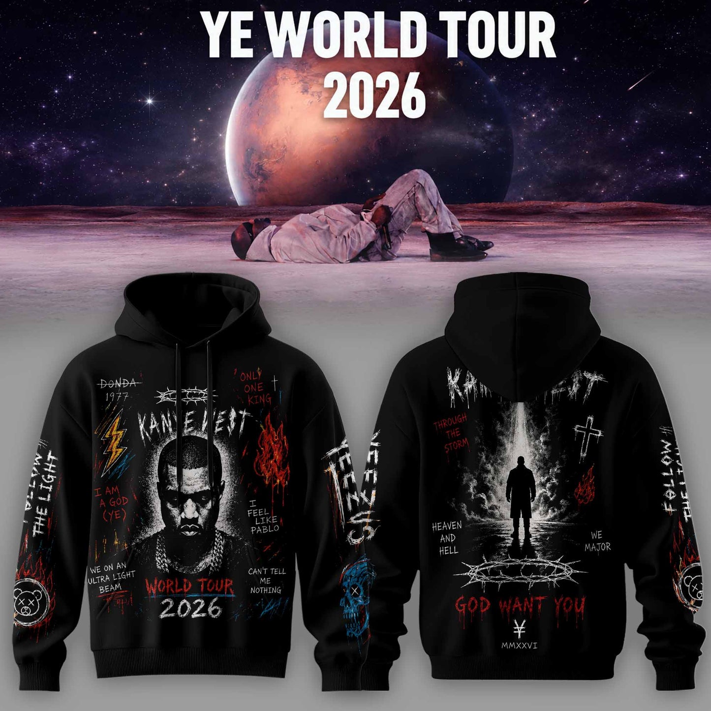 Bully Live Concert Tour 2026 Premium 3D Hoodie – Classic Edition