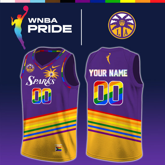 Los Angeles Sparks 2026 WNBA x Pride Day Jersey Limited Edition