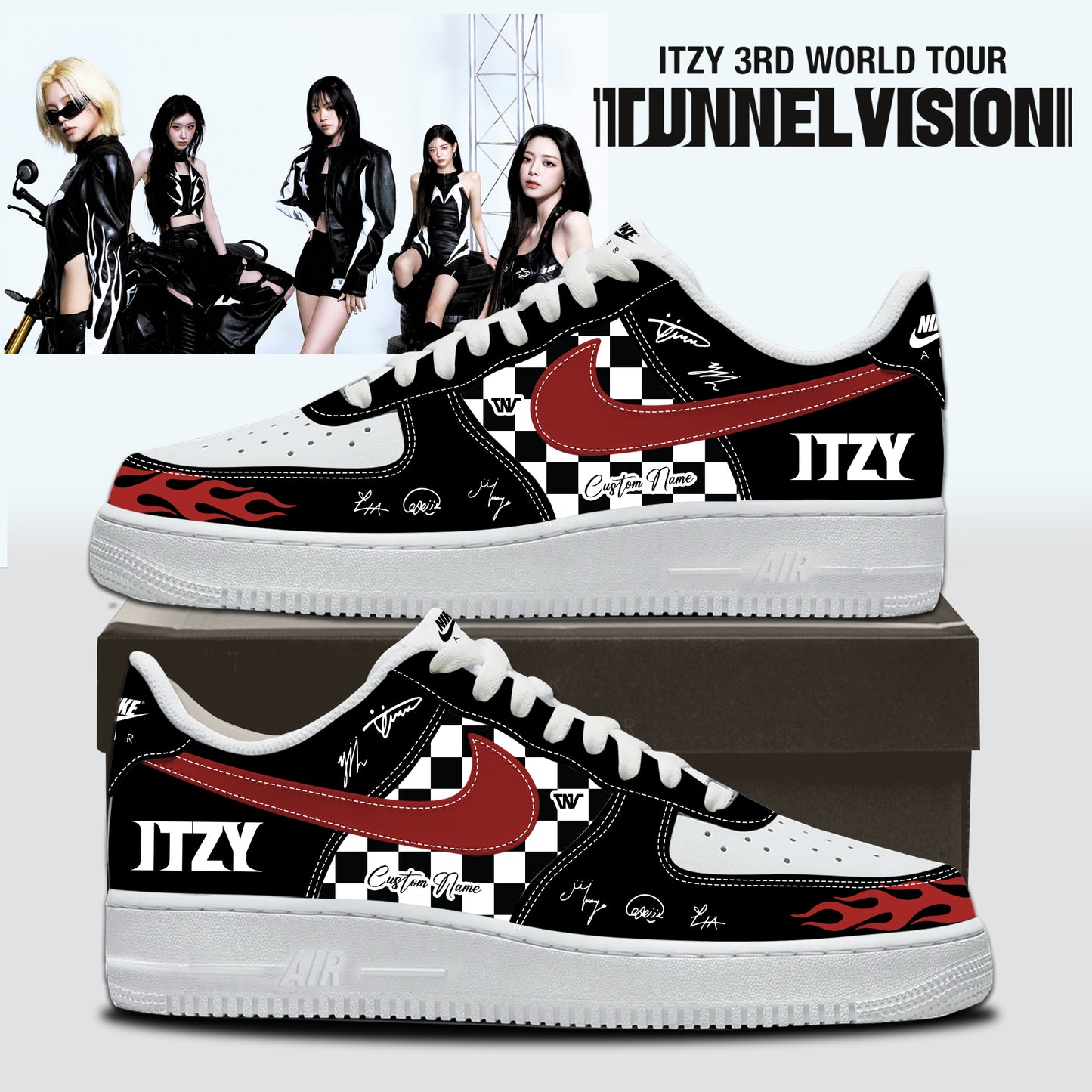 ,,,ITZY “Tunnel Vision” World Tour 2026 Limited Edition Signature – Shoes 1-1