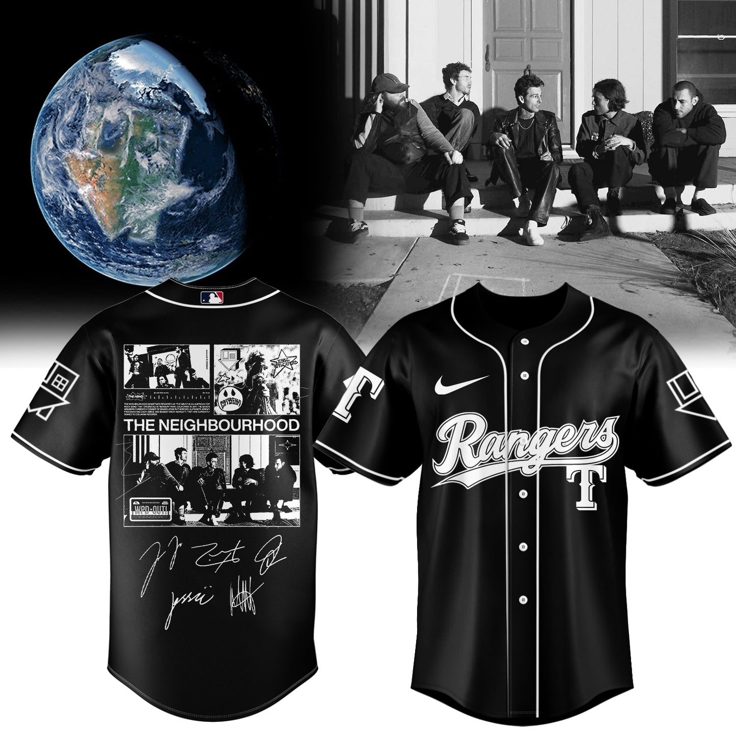 .BASEBALL ALL TEAMS x The Neighbourhood’s THE WOURLD TOUR signed Jersey