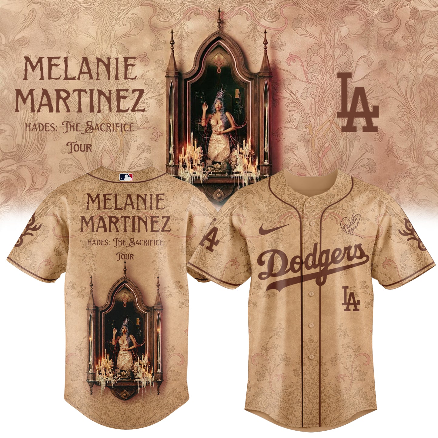 ,,Baseball X Melanie Martinez ”HADES: THE SACRIFICE TOUR 2026” Limited Edition Signature – Jersey 2