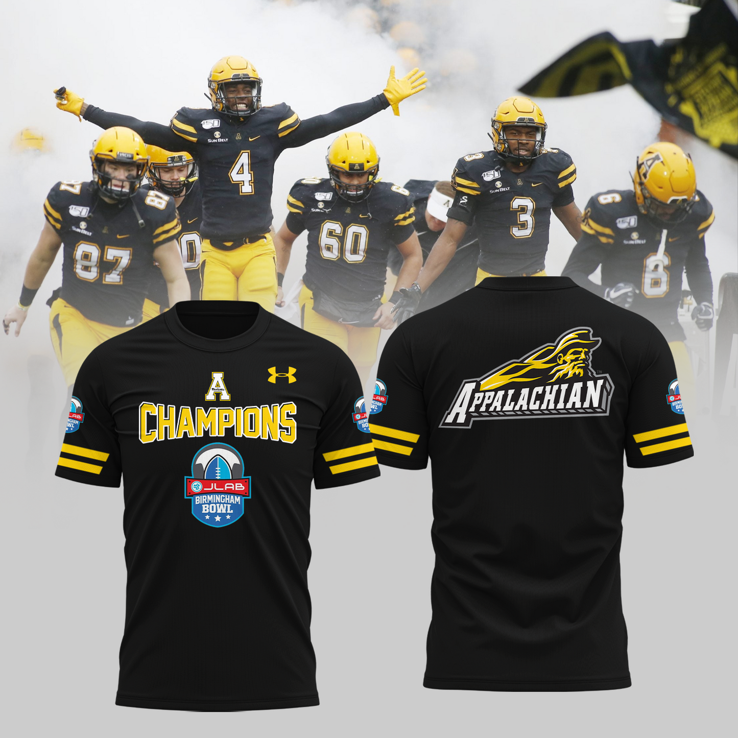 APPALACHIAN STATE – 2025  JLAB BIRMINGHAM BOWL TShirt