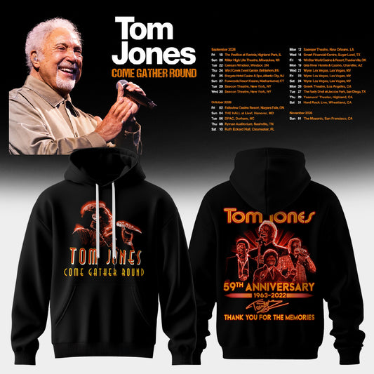 TOM JONES – COME GATHER ROUND COLLECTION HOODIE