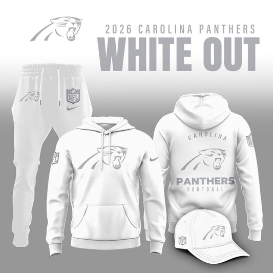 Carolina Panthers 2026 White Out Limited Edition Hoodie