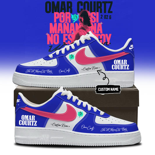 ,,Omar Courtz “Por Si Mañana No Estoy” World Tour 2026 Signed – Shoes 1-3