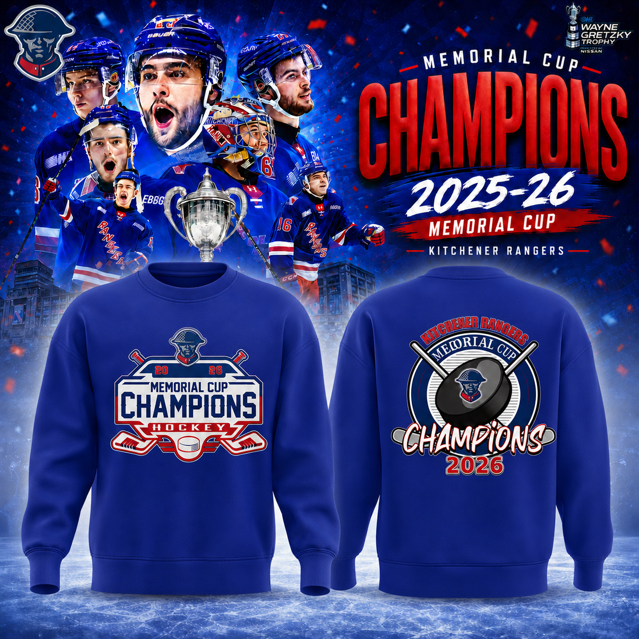 Kitchener Rangers 2026 Championship Legacy Edition Sweatshirt