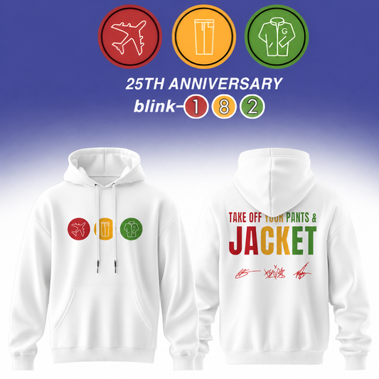 __Blink-182 Anniversary Collection -Limited Edition Signature Hoodie