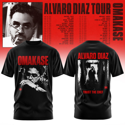 Álvaro Díaz Omakase 2026 Tour Merch Tee