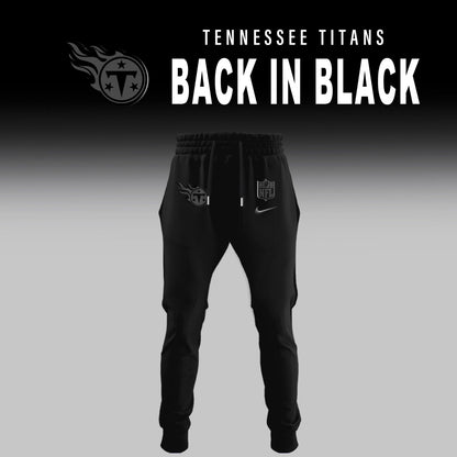 Tennessee Titans 2025 Back In Black Limited Edition Combo TShirt
