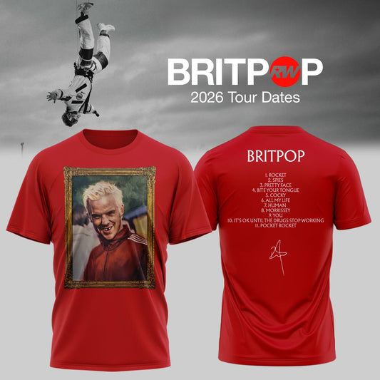 Robbie Williams BRITPOP World Tour Tshirt